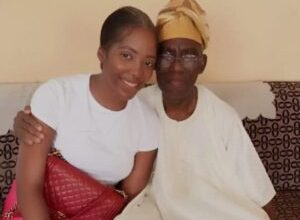 Tiwa Savage with Her Father