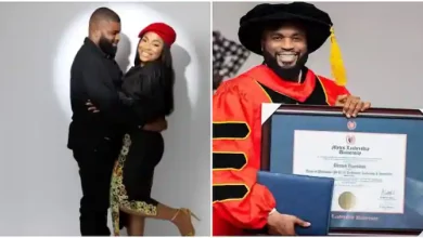 Mercy Chinwo is delighted over her husband as he bags a doctorate, Clips Trends